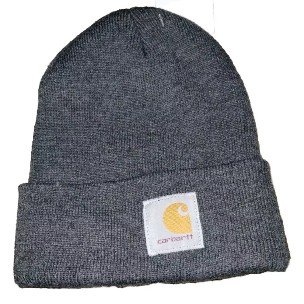 VTG Carhartt Beanie Gray Made In USA RN#14806